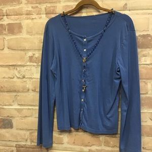 Vintage button down cotton “cardi”Spring/Summer